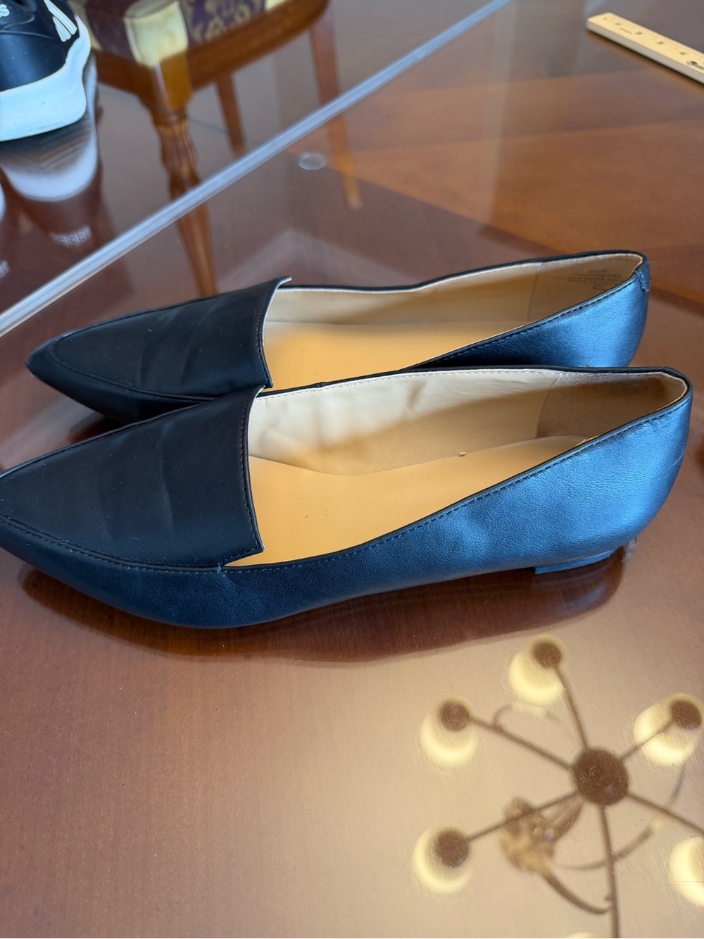 Nine West Black Pointed-Toe Ballet Flats - Picture 5 of 9